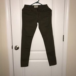 Olive Skinny Jeans
